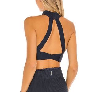 NWT Free People Can't Handle This Crop - Dark Navy